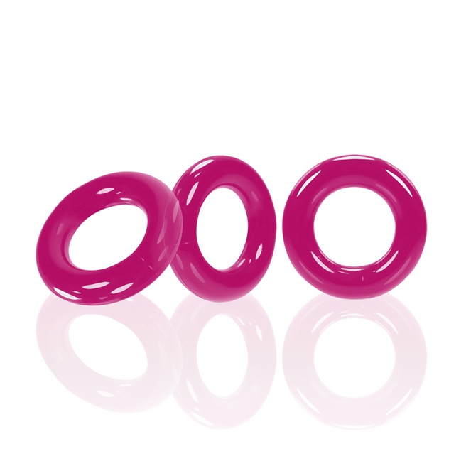 Oxballs - Pack de 3 Cockrings Willy Rings Rose Vif