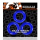 Oxballs - Willy Rings 3-pack Cockrings Police Bleu