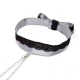 Fifty Shades of Grey - Collier avec Pince Tétons Satin & Dentelle Play Nice