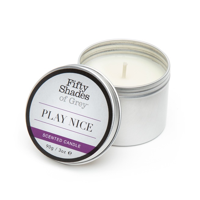 Fifty Shades of Grey - Bougie de Massage Vanille Play Nice