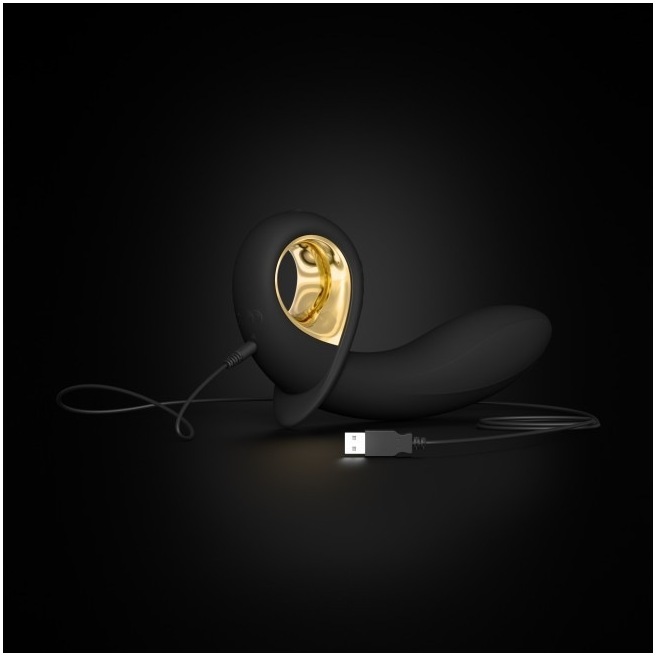 Vibromasseur gonflant Deep Expand - Noir et Or Vibromasseur gonflant Deep Expand - Noir et Or