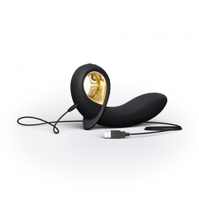 Vibromasseur gonflant Deep Expand - Noir et Or Vibromasseur gonflant Deep Expand - Noir et Or