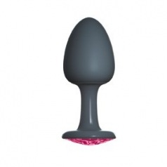 Plug Anal Bijou Geisha Ruby M - Noir et Rose Plug Anal Bijou Geisha Ruby M - Noir et Rose