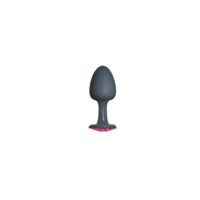 Plug Anal Bijou Geisha Ruby M - Noir et Rose