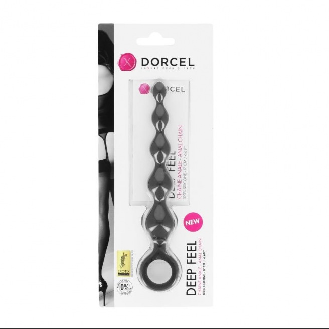 Chaîne Anale Dorcel Deep Feel - Noir