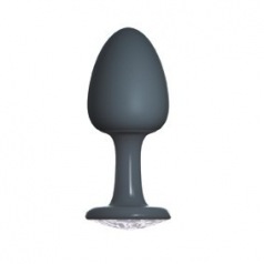 Plug Anal Bijou Geisha Diamond M - Noir et Blanc Plug Anal Bijou Geisha Diamond M - Noir et Blanc