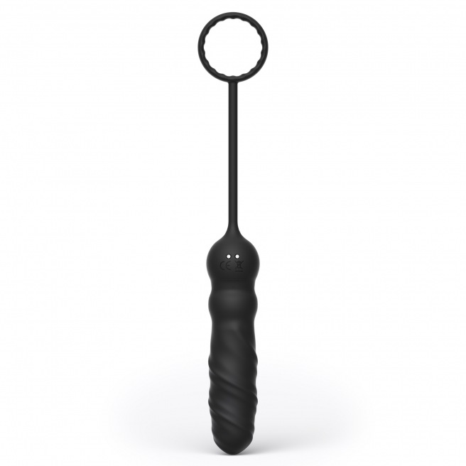 Plug anal et cockring Deep Seeker - Noir