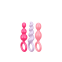 Plug anal Booty Call Satisfyer 3 pcs - Couleurs assorties