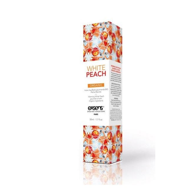 Huile Chauffante Gourmande Pêche Blanche Bio 50ml