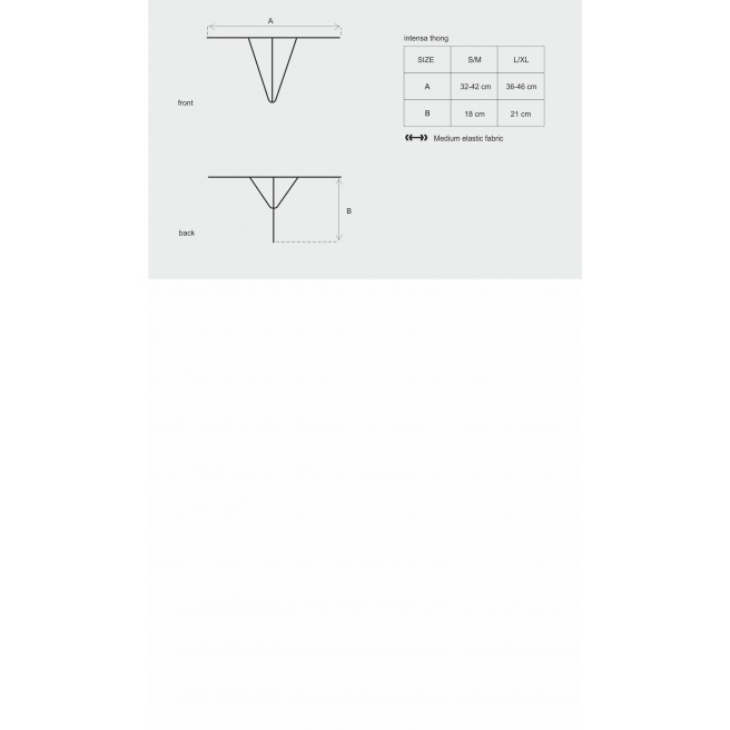 String Intensa - Noir