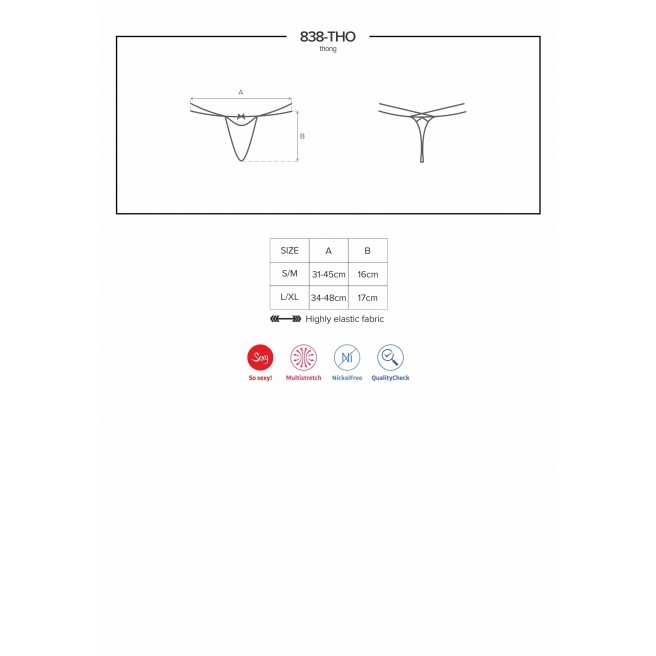 838-THO-3 Cordage - Rouge