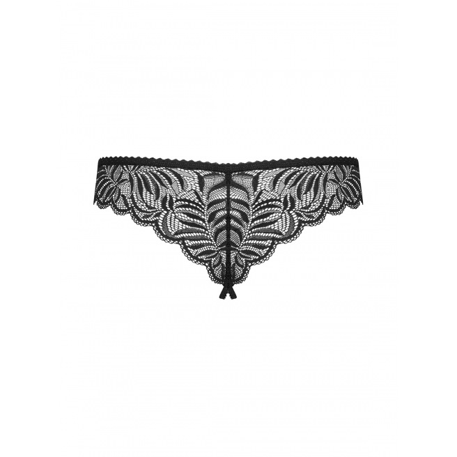 Contica Tanga ouvert - Noir Contica Tanga ouvert - Noir