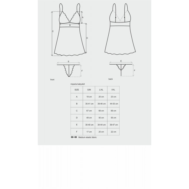 Nuisette Idillia Imperia - Noir Nuisette Idillia Imperia - Noir