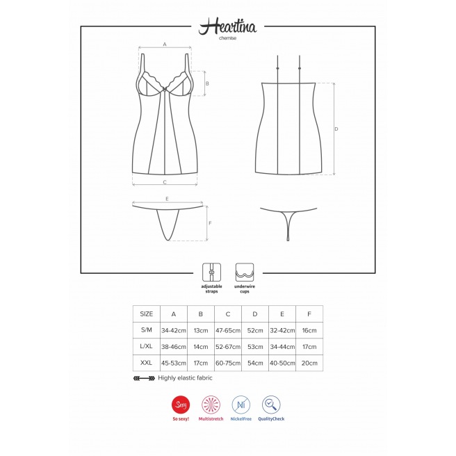 Nuisette Heartina - Rouge