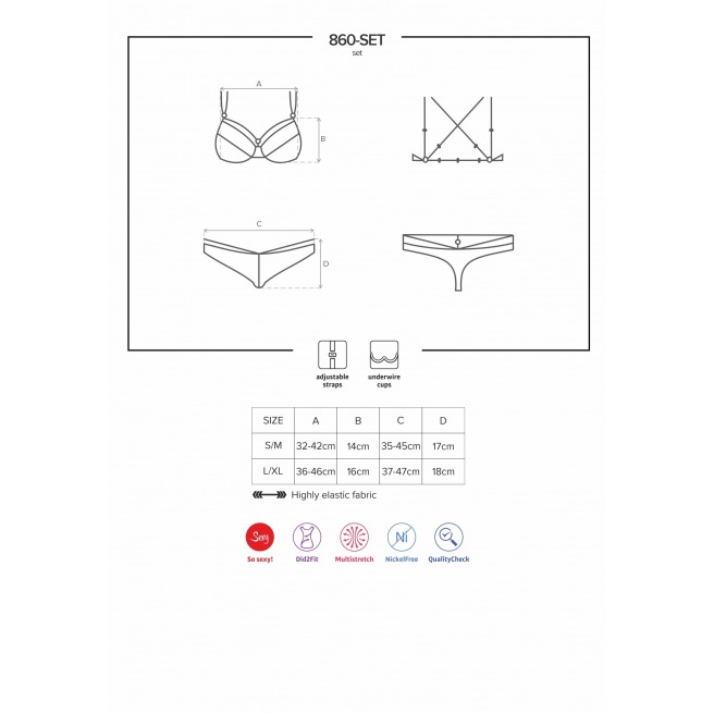 860-SET-3 Ensemble 2 pièces - Rouge