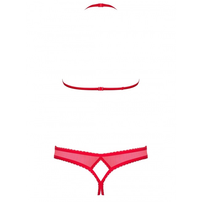 870-SEC-3 Ensemble ouvert 2 pcs - Rouge 870-SEC-3 Ensemble ouvert 2 pcs - Rouge