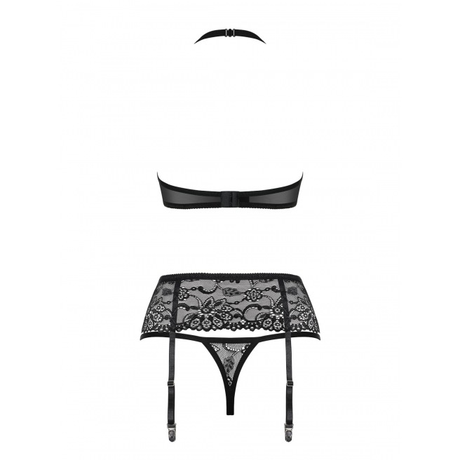 838-SEG-1 Ensemble 3 pièces - Noir