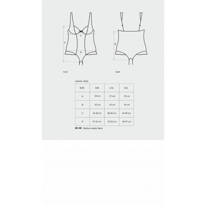 Body Ouvert Amanta - Noir et Turquoise Body Ouvert Amanta - Noir et Turquoise