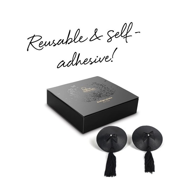 Cache-tétons Burlesque - Noir