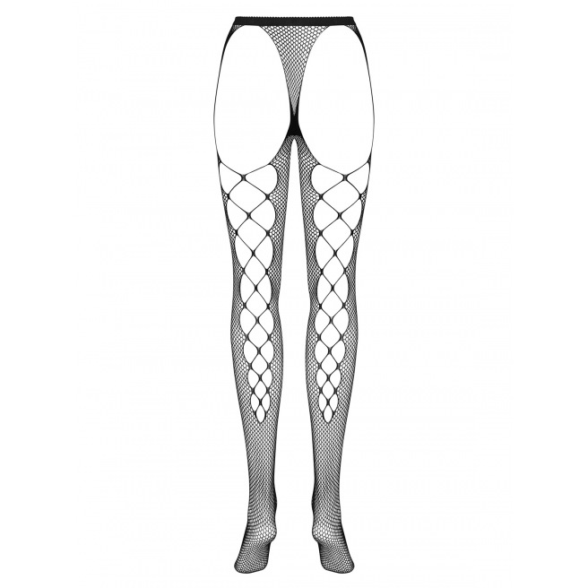 S233 Collants ouverts - Noir