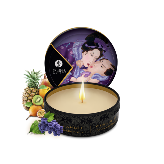 Mini bougie de massage - Libido Fruits exotiques