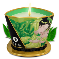 Bougie de massage lueur et caresses - Zenitude Thé vert exotique Bougie de massage lueur et caresses - Zenitude Thé vert exotique
