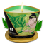 Bougie de massage lueur et caresses - Zenitude Thé vert exotique