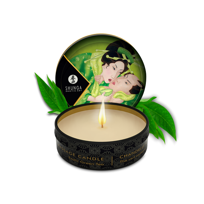 Mini bougie de massage - Zenitude Thé vert exotique