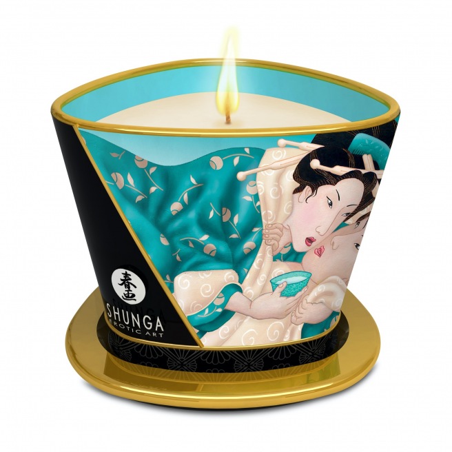 Bougie de massage lueur et caresses - Sensual Fleurs des îles