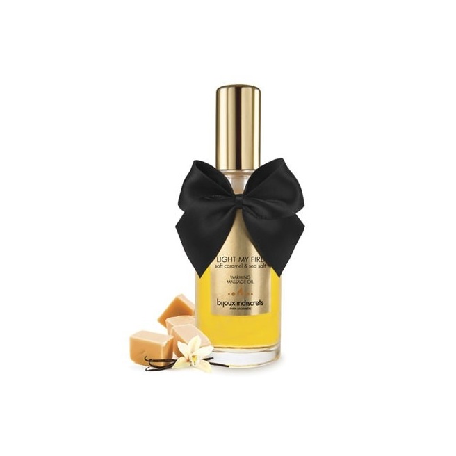 Huile de massage embrassable Chauffante - Caramel Doux Huile de massage embrassable Chauffante - Caramel Doux