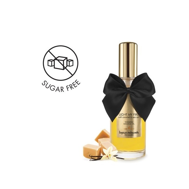 Huile de massage embrassable Chauffante - Caramel Doux Huile de massage embrassable Chauffante - Caramel Doux