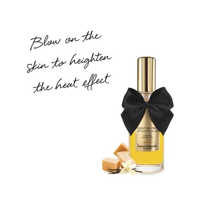 Huile de massage embrassable Chauffante - Caramel Doux Huile de massage embrassable Chauffante - Caramel Doux