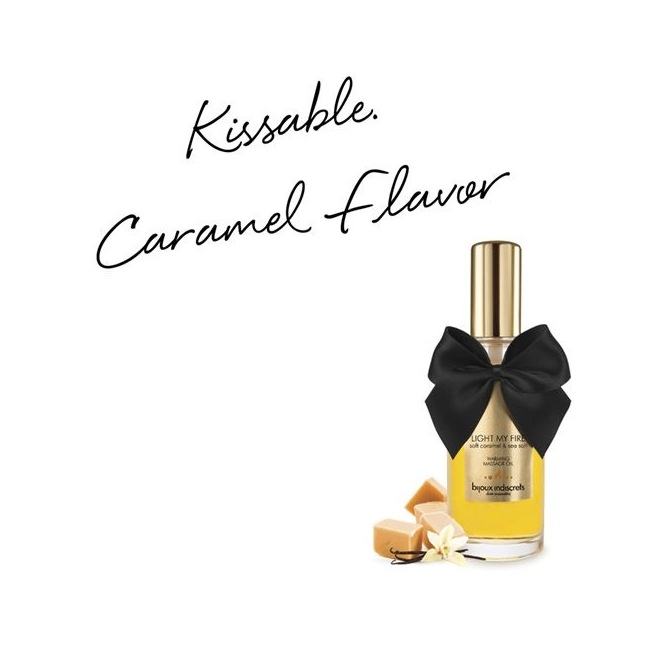 Huile de massage embrassable Chauffante - Caramel Doux Huile de massage embrassable Chauffante - Caramel Doux