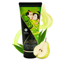 Crème de Massage délectable - Poire et Thé vert exotique Crème de Massage délectable - Poire et Thé vert exotique