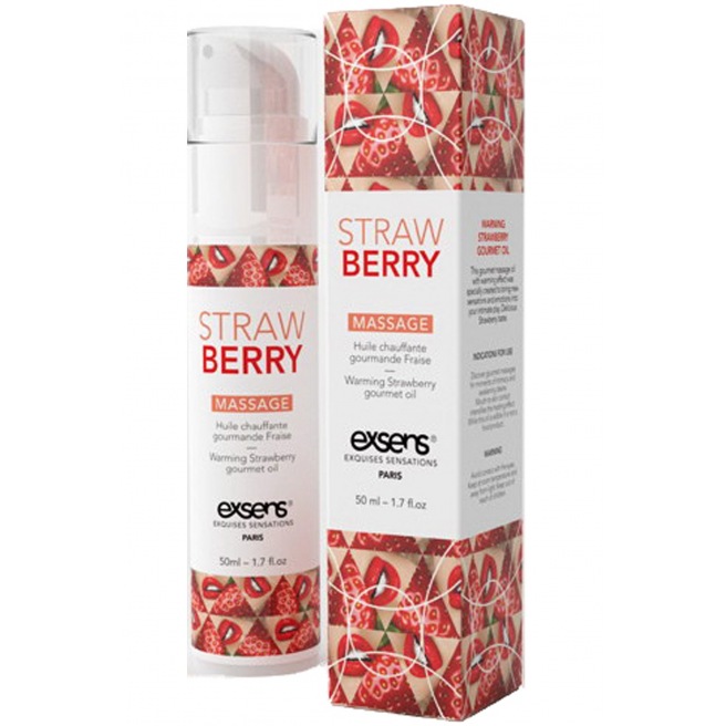 Huile Chauffante Gourmande Fraise 50ml