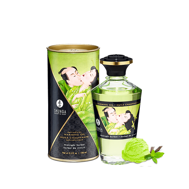 Huile chauffante aphrodisiaque - Sorbet de minuit 100ml