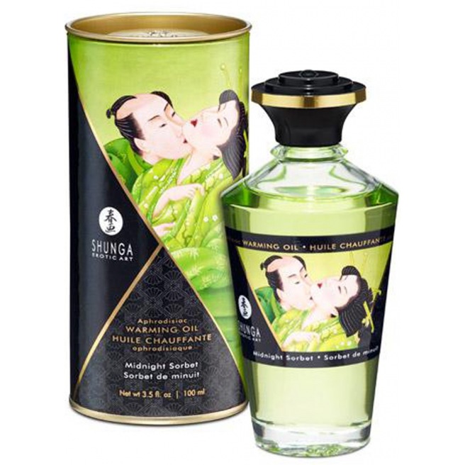 Huile chauffante aphrodisiaque - Sorbet de minuit 100ml