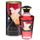 Huile chauffante aphrodisiaque - Vin pétillant à la fraise 100ml