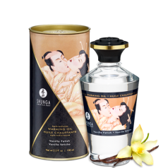 Huile chauffante aphrodisiaque - Vanille fétiche 100ml Huile chauffante aphrodisiaque - Vanille fétiche 100ml