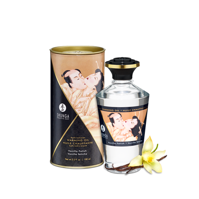 Huile chauffante aphrodisiaque - Vanille fétiche 100ml