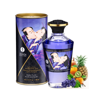 Huile chauffante aphrodisiaque - Fruits exotiques 100ml