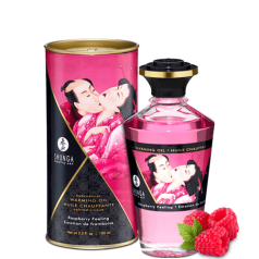 Huile Chauffante Aphrodisiaque - Framboise 100ml Huile Chauffante Aphrodisiaque - Framboise 100ml