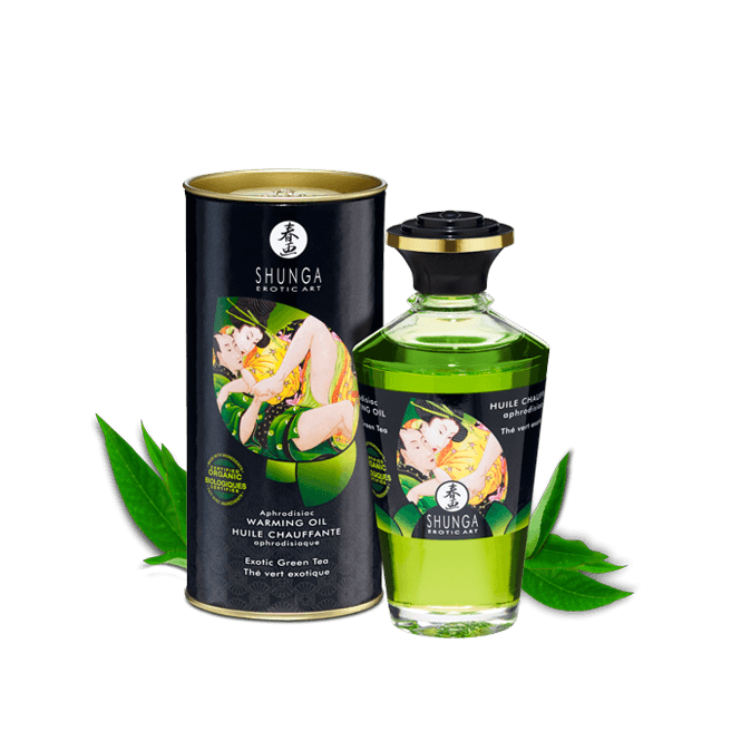 Huile aphrodisiaque organique - Thé vert exotique