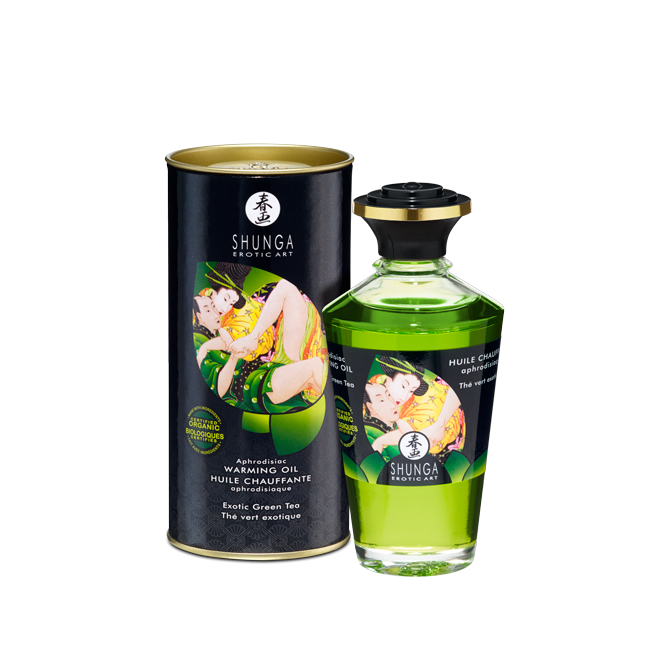 Huile aphrodisiaque organique - Thé vert exotique