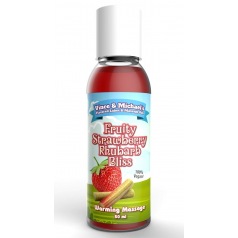 Huile chauffante V&M Fraise Rhubarbe - 50 ml