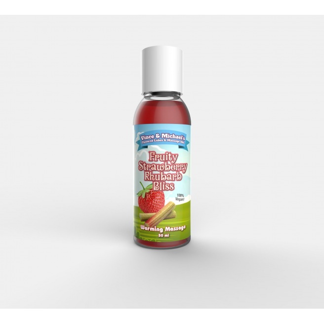 Huile chauffante V&M Fraise Rhubarbe - 50 ml