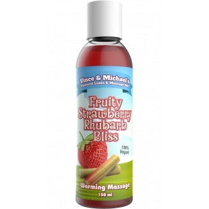 Huile Chauffante V&M Fraise Rhubarbe - 150 ml