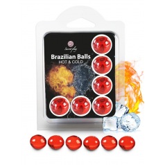 6 Boules Brésiliennes "Effet Froid Chaud" 3629-1