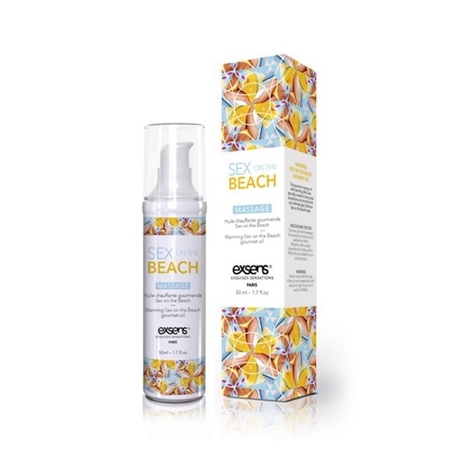 Huile chauffante Gourmande Sexe à la plage - 50 ml