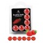6 Boules Brésiliennes "Fraise" 3386-7